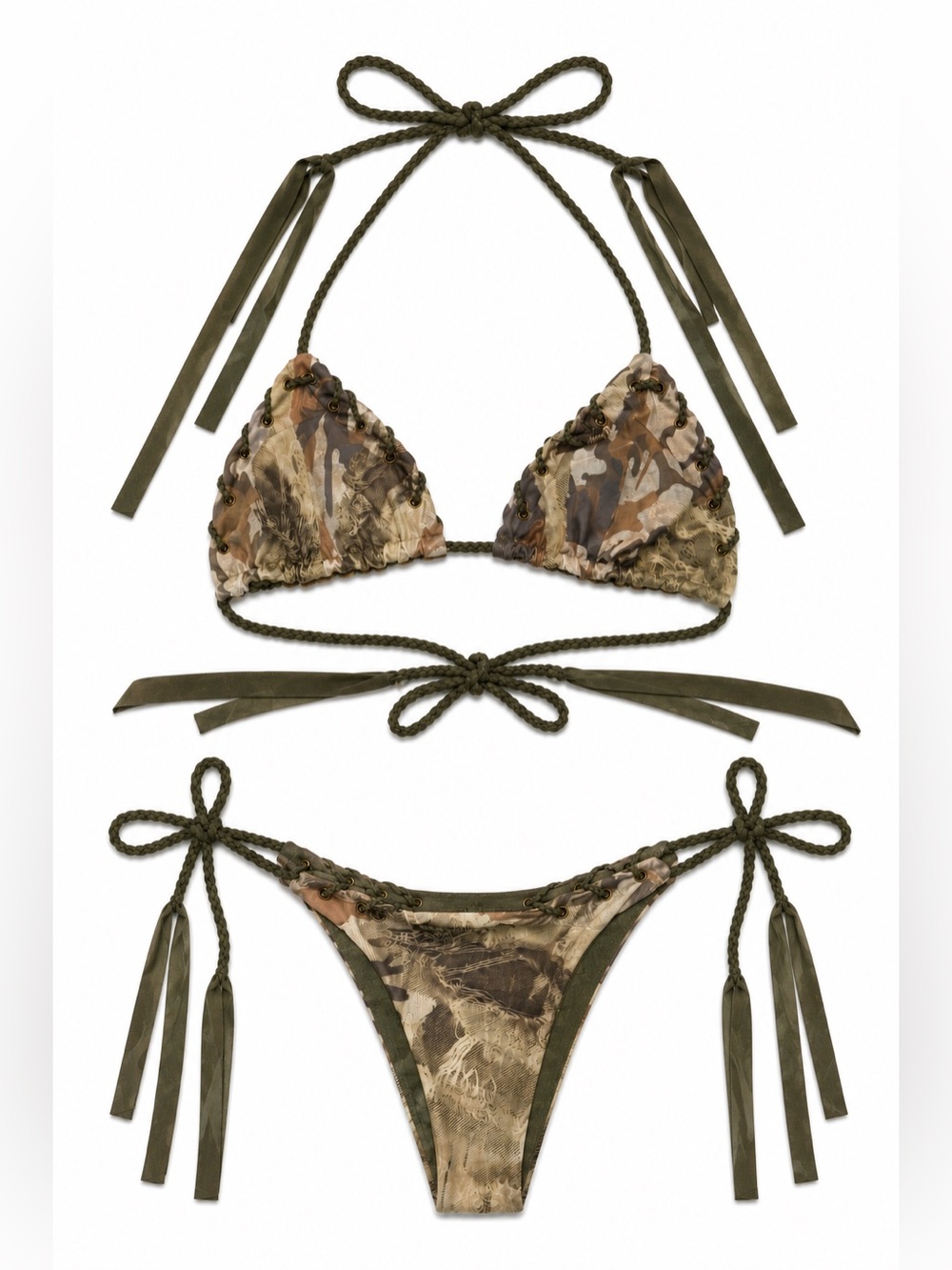 The Opia Bikini BOTTOMS - Handmade and Fully Reversible